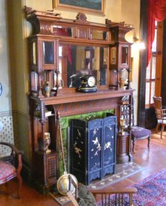 Flavel House (Library Fireplace) - Astoria, OR - 2016-07-26