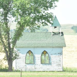 Miniature Church off I-94, Western North Dakota - 2016-07-08