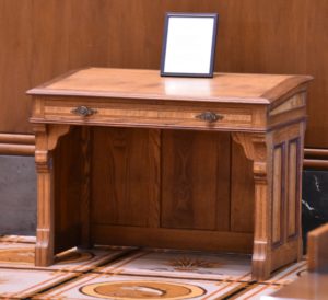 Oregon State Capitol (One of Six Surviving Desks from Old Capitol), Salem, OR - 2016-07-29