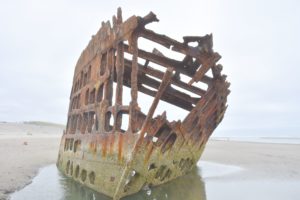 Peter Iredale Remains (f), Pacific Beach, Fort Stevens State Park, OR - 2016-07-27