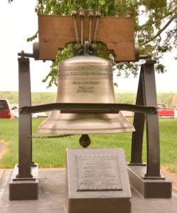 Replisa of the Liberty Bell, Across from the State Capitol, Pierre, SD - 2106-07-05