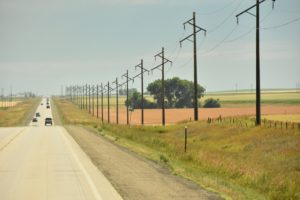 Telephone Poles (a), US-83, North of Pierre, SD - 2106-07-06