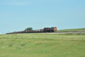 Train off I-94, Western North Dakota - 2016-07-08