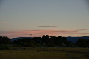 Western Sky at 9PM from Tetonia, ID - 2106-07-11