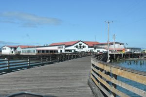 Wooden Bridge to the Pier 39 Hanthorn Cannery Museum - Astorra, OR - 2016-07-26