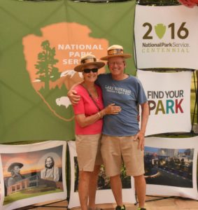 2016-08-25 - Dick and Debbie, National Park Service 100th Birthday, Oklahoma City, OK