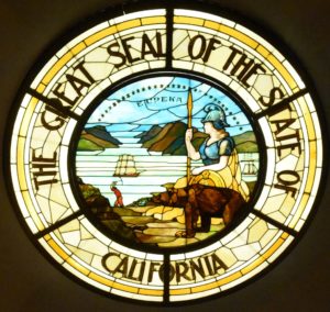 California State Capitol (State Seal), Sacramento, CA - 2016-08-05