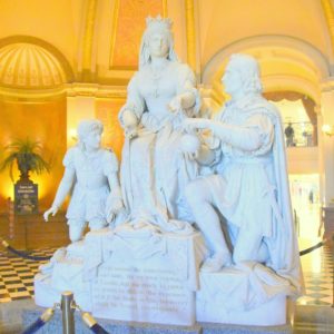 California State Capitol (Statue of ''Columbus’ Last Appeal to Queen Isabella''), Sacramento, CA - 2016-08-