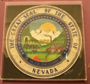 Nevada State Capitol (State Seal - in the Museum), Carson City, NV - 2106-08-08