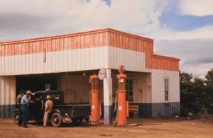 Pie Town, NM (Filling Station and Garage - October 1940), New Mexico State Capitol, Santa Fe, NM  2016-08-22