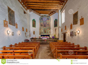 San Miguel Chapel, (Interior) Santa Fe, NM - 2016-08-22