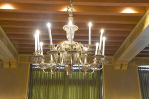 State Capitol (Governor's Reception Room Chandelier), Little Rock, AR - 2016-08-29