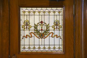State Capitol (Governor's Reception Room Stain Glass Door Windows), Little Rock, AR - 2016-08-29