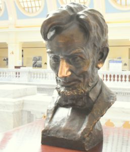 Utah State Capitol (Artwork - Bust of Abraham Lincoln), Salt Lake City, UT - 2016-08-12