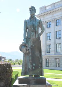 Utah State Capitol Grounds (Statue - d), Salt Lake City, UT - 2016-08-12