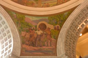 Utah State Capitol (Rotunda Art - Brigham Young and Pioneers Entering the Valley - 1847), Salt Lake City, UT