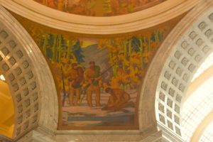 Utah State Capitol (Rotunda Art - Peter Skene Ogden at Ogden River – 1828), Salt Lake City, UT - 2016-08-12