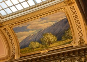 Utah State Capitol (Senate Chamber Ceiling Art - Orchard Along the Foothills), Salt Lake City, UT - 2016-08-1
