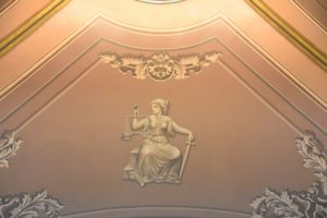 Tennessee State Capitol (1st Floor Center Ceiling Fresco - Justice), Nashville, TN - 2016-09-01