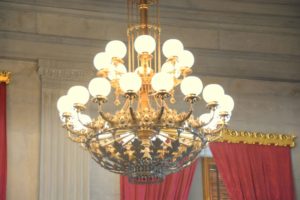 Tennessee State Capitol (House Chamber Chandelier - a), Nashville, TN - 2016-09-01
